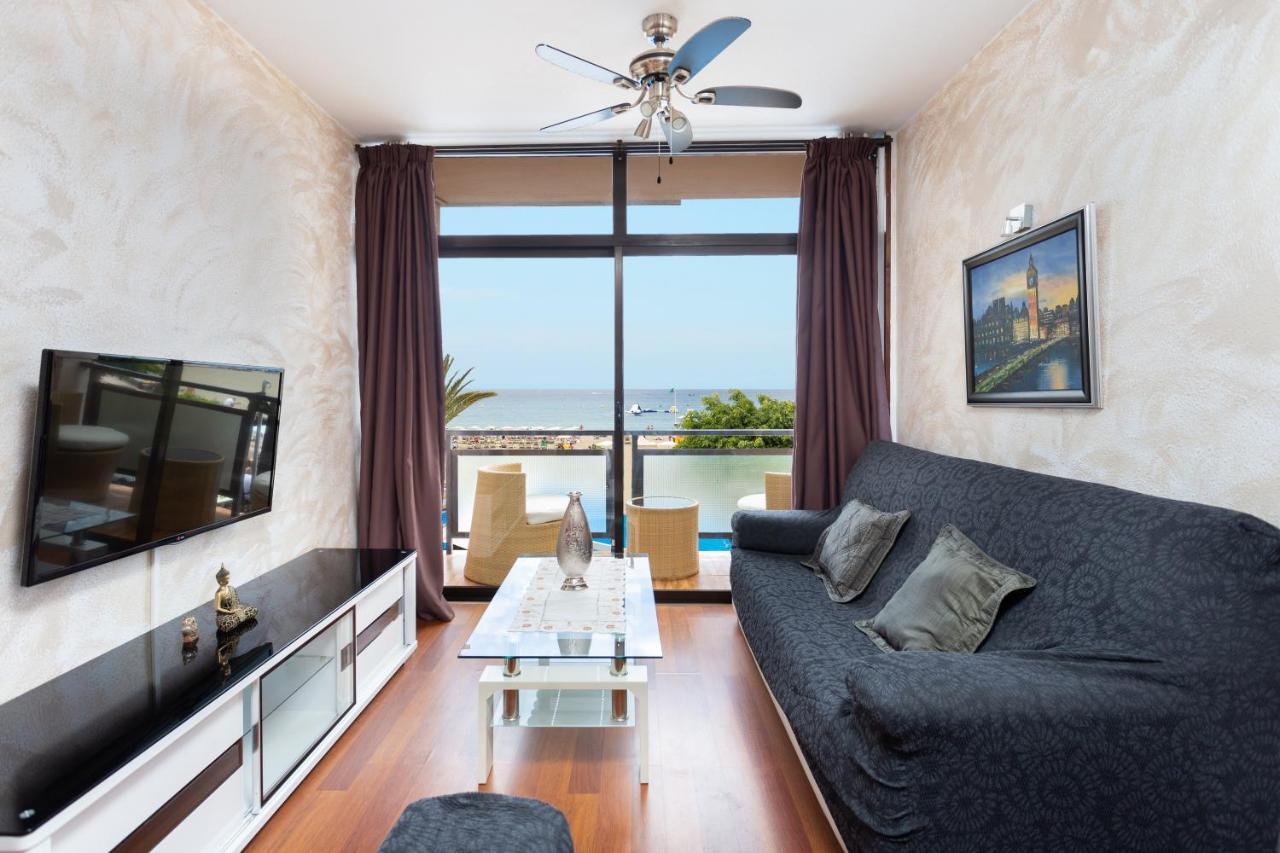 Apartamento En Primera Linea De Playa Con Aire Acondicionado Arona (Tenerife) Exterior foto